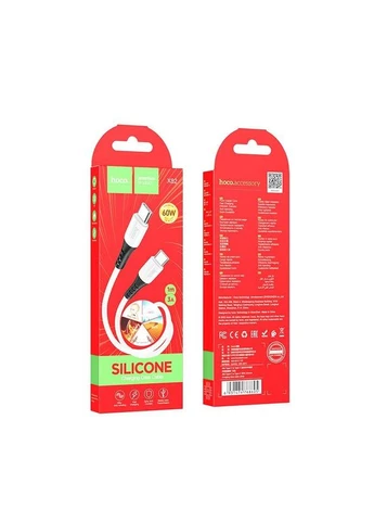 Кабель Type-C to Type-C silicone charging data cable X82 на 60W Hoco (279825992)