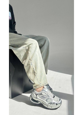 Стильные кроссовки Helen серебристые всесезоны (368544200)