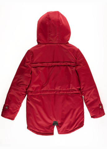 Бордовая демисезонная куртка демисезонная для мальчика Одягайко
