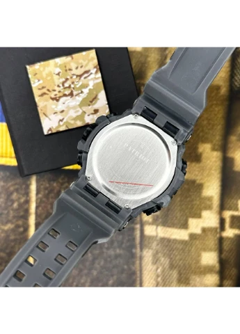 002CMGYUAGD Тризуб золото Сірий камуфляж + Коробка. No Brand (387390272)