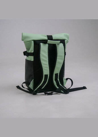 Стильный женский рюкзак роллтоп для ноутбука Rolltop, из экокожи мятный цвет ToBeYou rolltopnew (293247116)