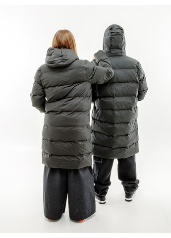 Чорна зимня куртка jackets 1507-black Rains