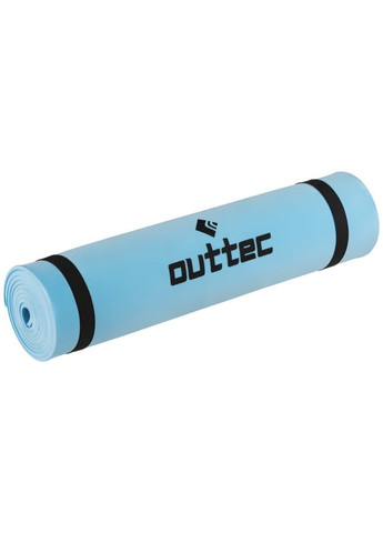 Килимок туристичний EVA 6 мм одношаровий з стяжками Outtec (361951971)