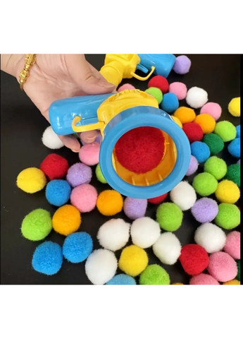 Игрушечный пистолет с 10 мягкими шариками – безопасная игрушка для детей No Brand (355794617)