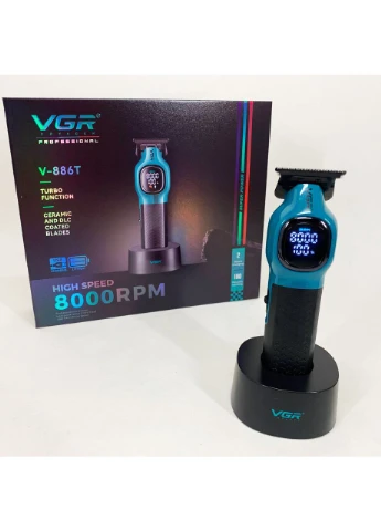 Тример для стрижки волосся V-886T BLUE 8000RPM VGR (396881276)