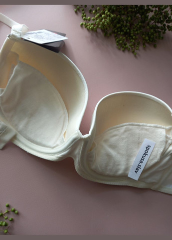 Белый гладкий лиф 70д клео helena 210.03 антично Kleo полиамид