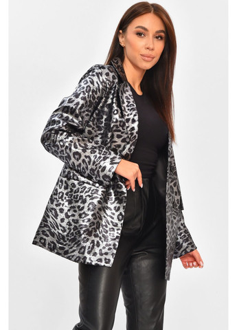 Піджак женский чорного кольору з принтом Let's Shop (362152515)