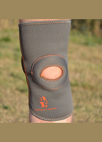 Наколінник MFA-297 Knee Support with Patella Stabilizer Dark Grey/Orange (A-012783) Mad Max (314810757)