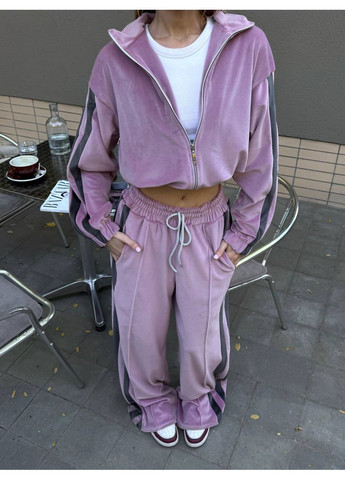 Спортивний костюм з велюру плюш на трикотажній основі — ЗАМІРИ В ОПИСІ DK/DL Мода без кордонів (373177980)