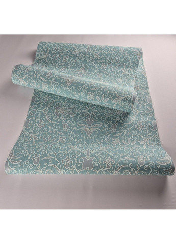 Шпалери вініл на флізеліні 0.53 × 10.05 м 57115, бірюзово-сірі для спальні, вітальні, коридору MARBURG (368895837)