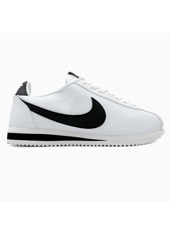 КРОСІВКИ ЖІНОЧІ NIKE CORTEZ WHITE / BLACK НАЙК КОРТЕЗ No Brand чорні демісезони (368862069)