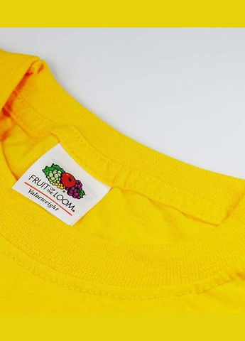 Жовта футболка чоловіча valueweight (061036038l) Fruit of the Loom