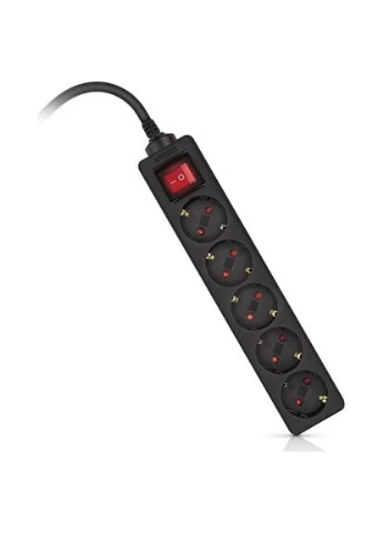 Мережевий фільтр живлення RS-PROTECT M 10m, black (EL122300037) Real-El (396876036)