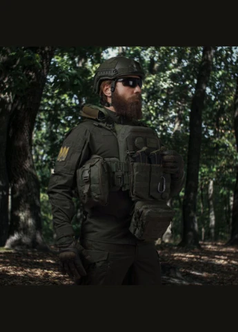 Тройной подсумок под магазины АК/АR. Cordura 1000. Molle. Олива Ukrarmor (333721821)