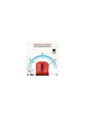 Мишка Contour Wireless Red (contour.red) Promate (315321944)