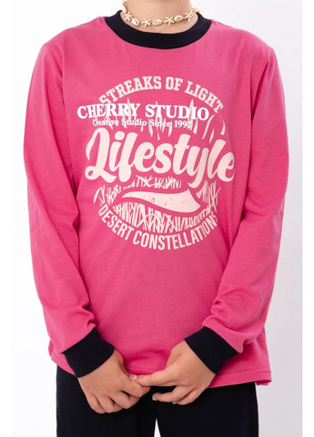 Малиновая всесезон пижама для девочки (подростковая) (p-12059) кофта + брюки Носи своє 6076-001-33-2-1