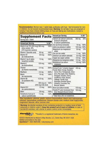 Мультивитаминный энергетический комплекс для женщин,, Alive! 50 таблеток Nature's Way (361117478)