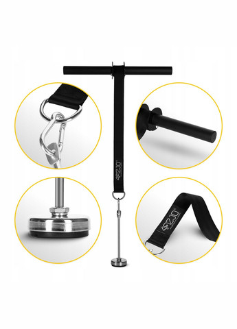 Тренажер для запястий и предплечий Wrist Roller Black () 4FIZJO P-5905973400350 (340459238)