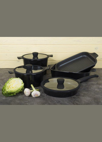 Каструля Zitrone Black 5.8 л (RG-2108-24/2 BL) Ringel (342117648)