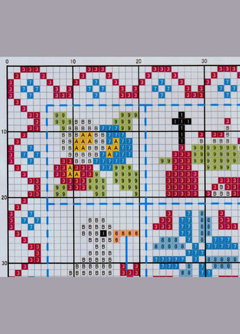 Набор для вышивания по нанесённой на канву схеме "Mending and sewing". AIDA 14CT printed 28*28 см Joy Sunday (313612990)