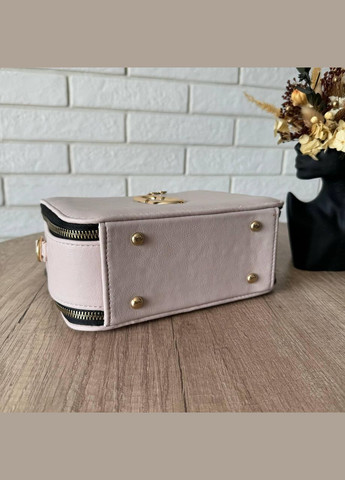 Стильная женская мини сумочка через плечо Marc, каркасная сумка черная белая Jacobs (334730446)