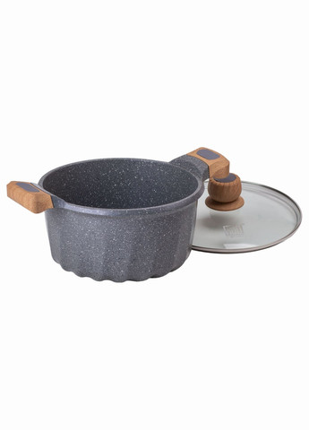 Кастрюля алюминиевая с антипригарным покрытием 5 л, MGC (328603425)