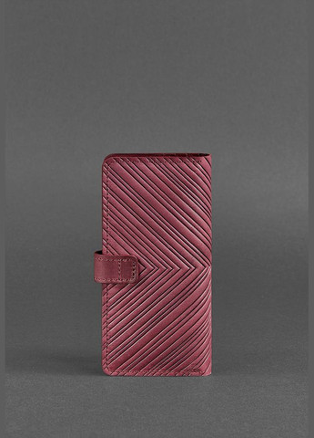 Кожаный женский бордовый портмоне 7.0 Инди (A-026482) BlankNote (328444974)