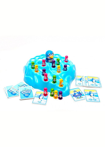 Гра настільна дитяча сімейна "Змагання Пінгвінів", українська версія, для 2 4х учасників. Fun Game (316319080)