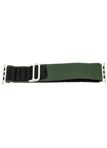 Тканинний ремінець Alpine Loop для Apple Watch 38/40/41 mm Military-green Black No Brand (304733069)