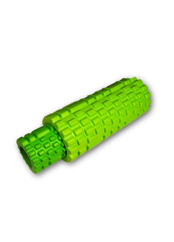 Масажний ролик Grid Roller Double 33 см EF-7737-6-Gr Green EasyFit (290255605)