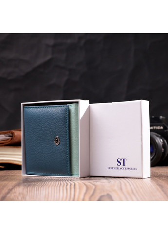 Жіночий шкіряний гаманець 10х9,5х1,5 см st leather (288047275)