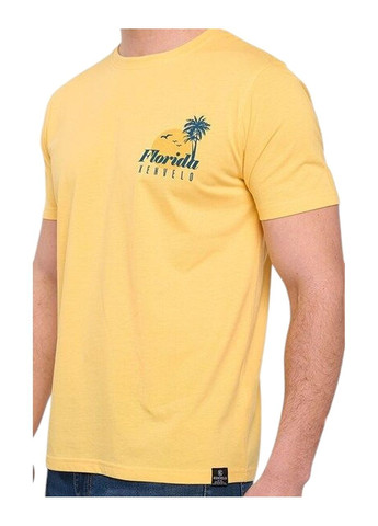 Желтая футболка мужская Kenvelo