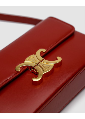 Сумка женская Shoulder Bag Claude In Shiny Calfskin Burgundy No Brand (362044681)