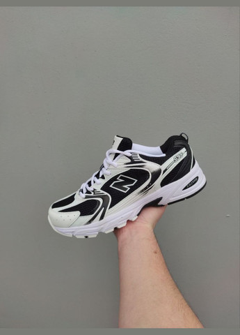 Черно-белые всесезонные кроссовки Vakko New Balance 530 White Black