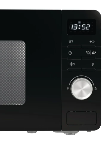 Мікрохвильова піч 20 л чорна соло 800 Вт Gorenje (386710897)
