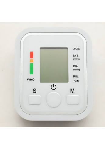 Автоматичний тонометр для вимірювання тиску з блоком пам'яті індикатором аритмії 11.5х9.6х5.9 см (480036-Prob) Unbranded (328512099)