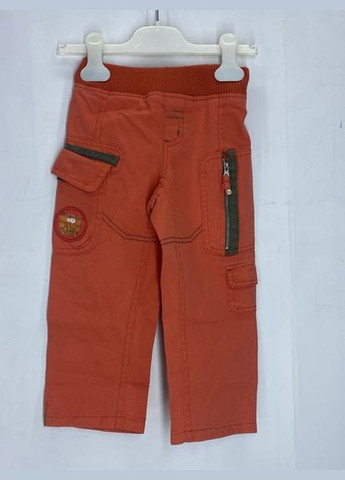 Оранжевые демисезонные карго брюки No Brand