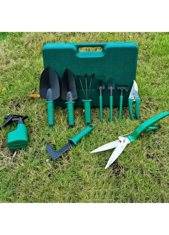 Набір садових інструментів 10 в 1 з валізою No Brand - (361971275)