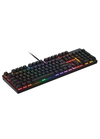 Клавіатура дротова Icefall Mecha Rainbow Origin Red USB Black (HTK104UA) Hator (346491090)