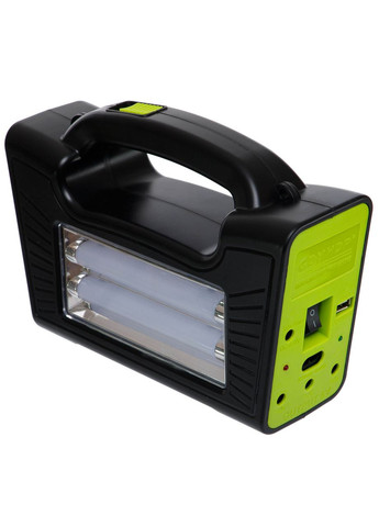 Ліхтар-прожектор переносний (пластик, COB, USB-вхід, сонячна батарея, на акумуляторі, р-р 15х21,3см) (GD-8119) X-Balog (361439563)