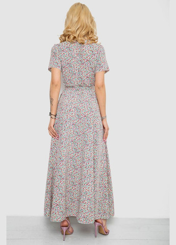 Комбинированное кэжуал сарафан с цветочным принтом на запах Ager