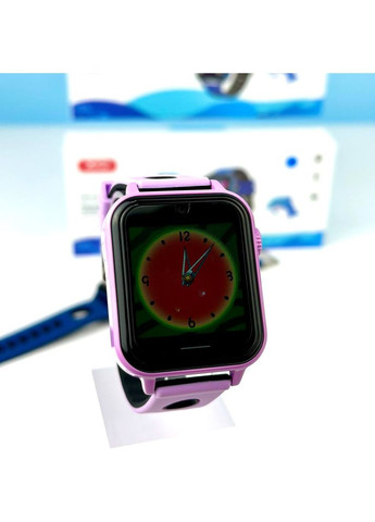 Годинник — телефон для дітей розумні h120 Kids puzzle entertainment блакитний XO (362670751)