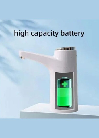 Электрический портативный насос для воды автоматический диспенсер с USB Белый No Brand (341304527)
