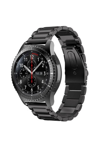 Металлический ремешок для часов Samsung Gear S3 Classic SMR770/Frontier RM-760 - Black Primo (266914475)