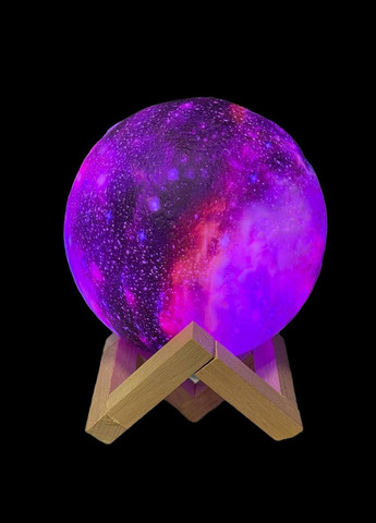 Лампа-нічник, світильник світлодіодний 3D Космос з пультом No Brand (303928690)