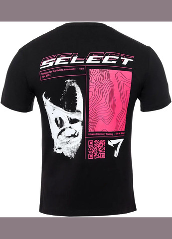 Чорна футболка t-shirt ines fish black Select