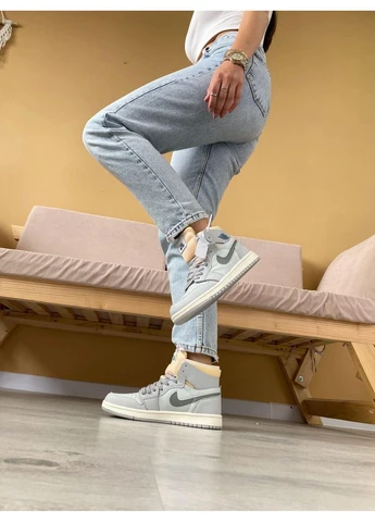 Комбіновані кросівки чоловічі nike air jordan 1 zoom comfort london найк аір джордан демісезон No Brand