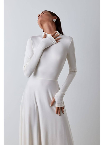 Білий ділова, кежуал сукня No Brand однотонна