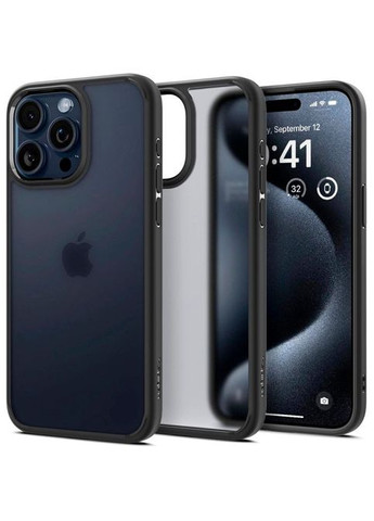 Чехол для мобильного телефона (ACS06709) Spigen Apple iPhone 15 Pro Ultra Hybrid Frost Black (326588523)