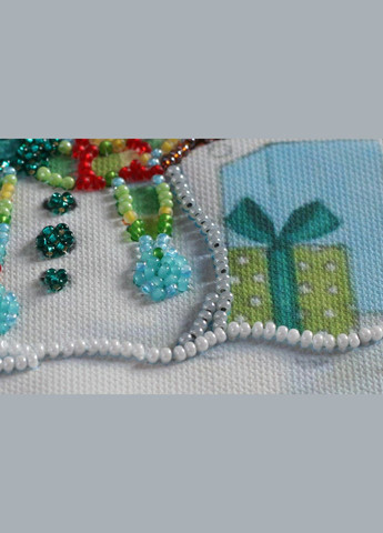 Набір для вишивання на натуральному художньому холсті Снігові друзі AM220 Abris Art (354827926)